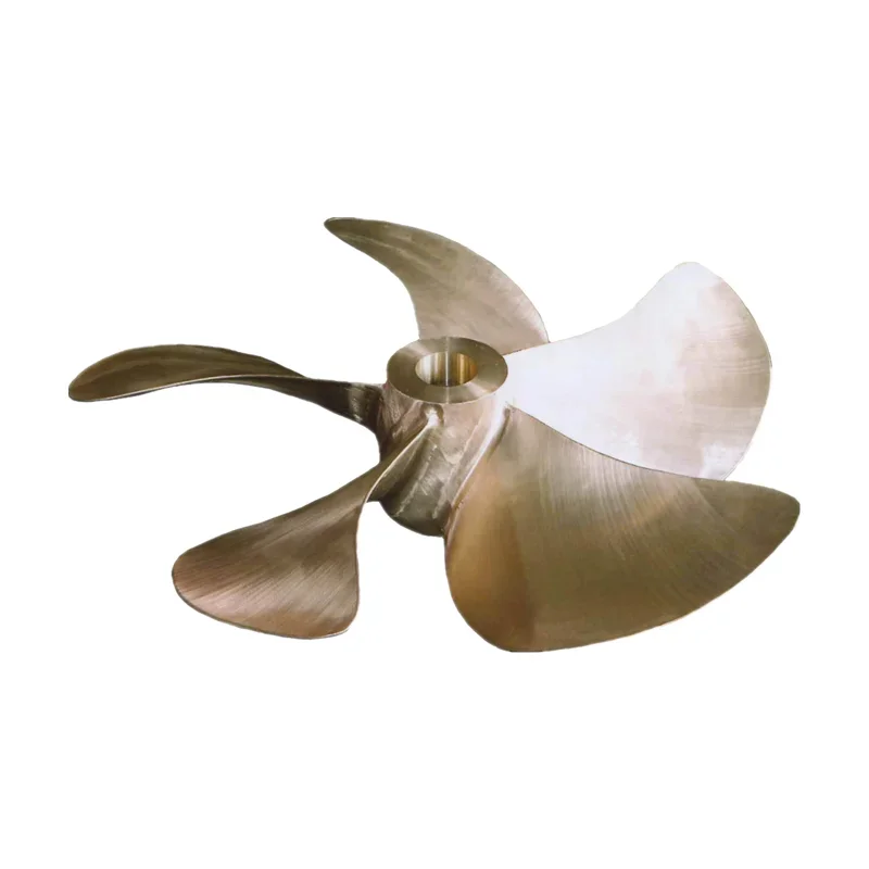 22-Zoll-NiBral-4-Blatt 0,69 DAR Vollständig CNC-gefräster Boots- und Marinepropeller