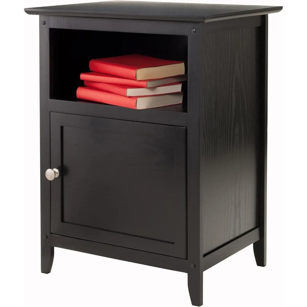 طاولة أنيقة باللون الأسود مقاس 19 بوصة