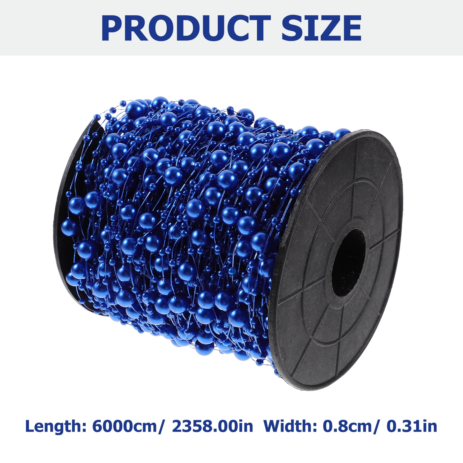 

Artificial Pearl Beads String Compact Lightweight Easy Store Wedding Party Supplies DIY Craft Decorative Accessories