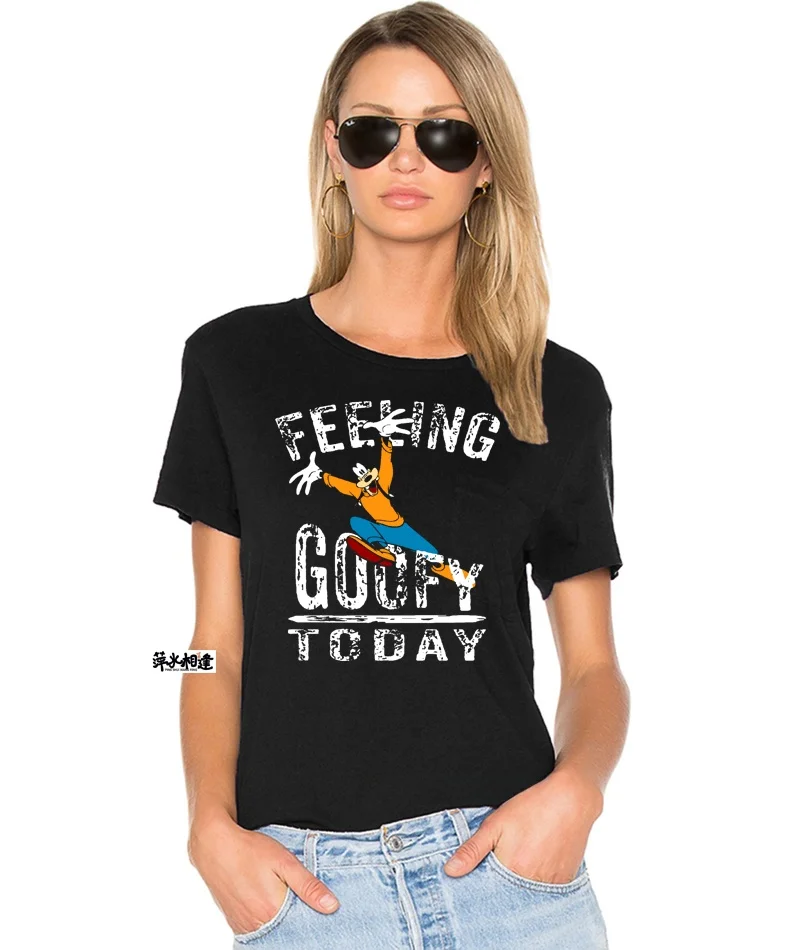 Funny Men's T-irt Feeling Goofy Novel High Collar Long Sve Ultra Slim Fit Youthful Trend Summer 205 Sle for Women