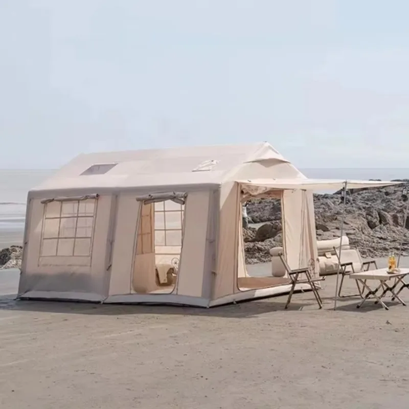 

2025 новейшая уличная большая воздушная надувная палатка для дома, купольная палатка из Южной Африки на зиму