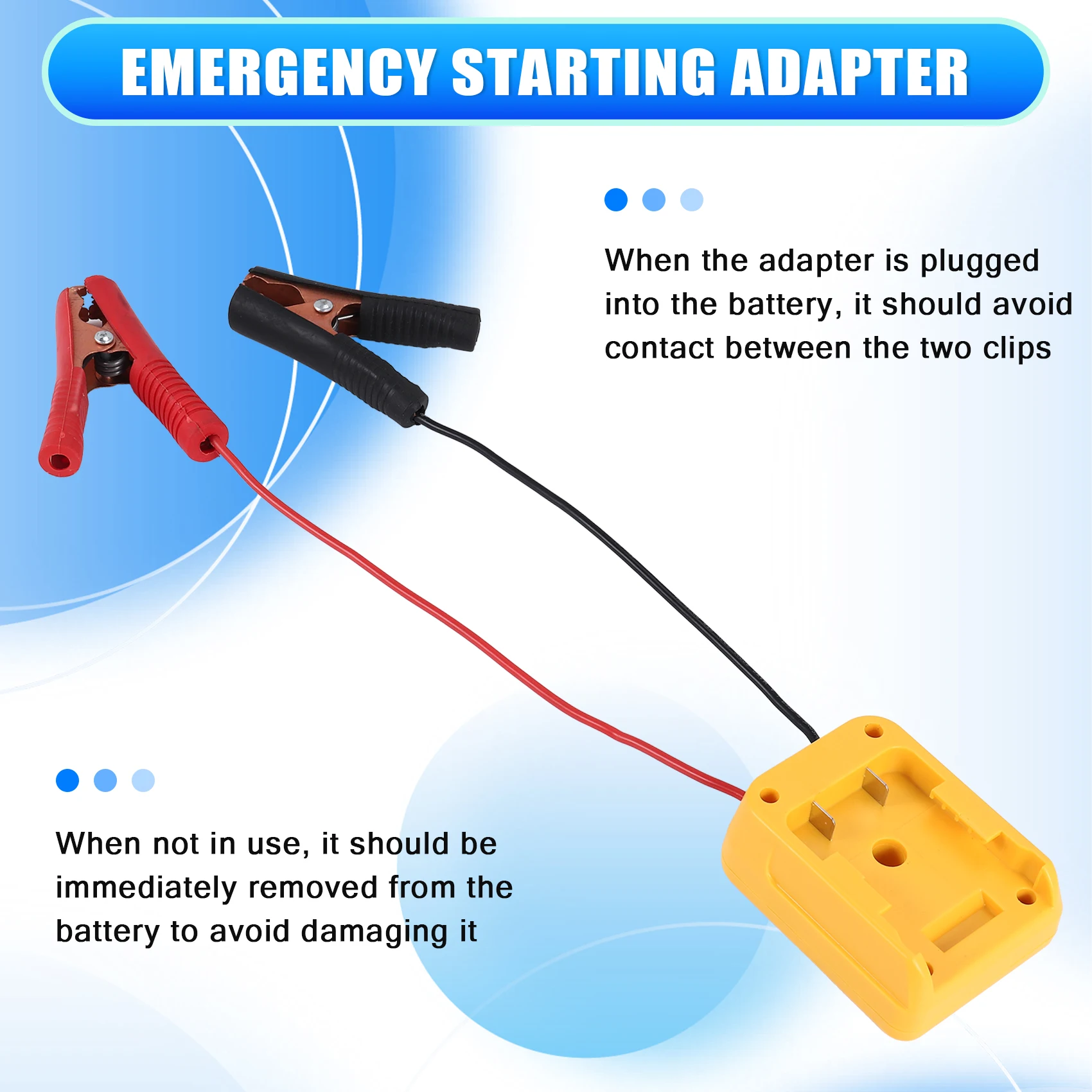 Новый автомобильный аварийный запуск, блок питания для зарядки автомобильного аккумулятора, сокровище для DeWalt