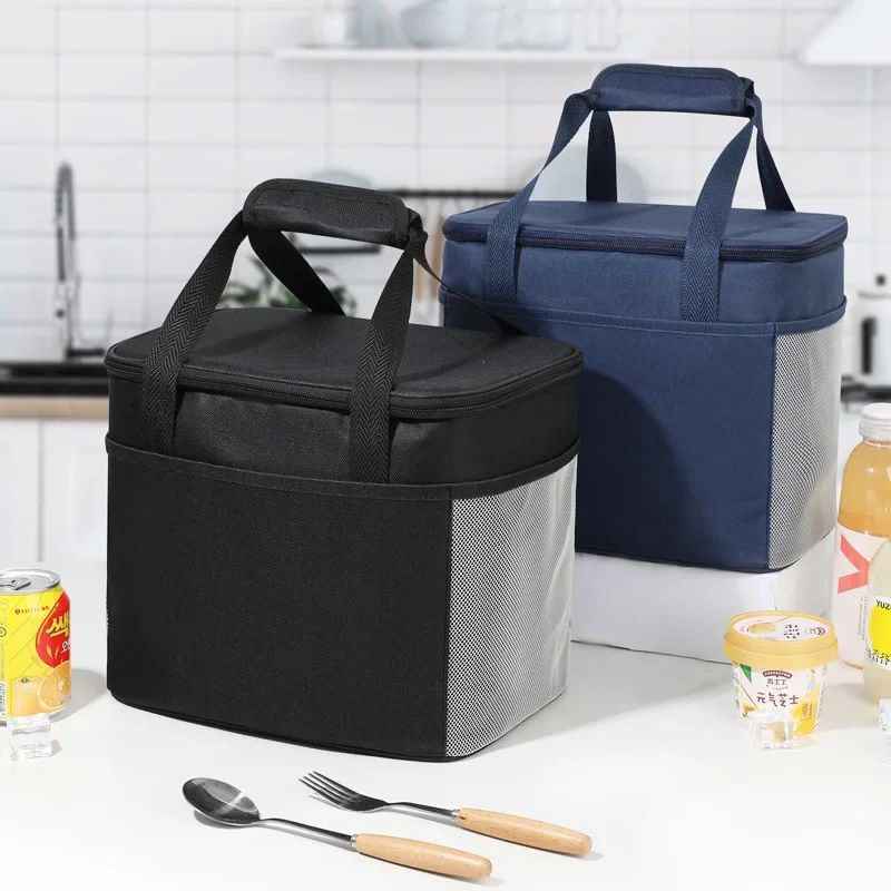

Portable Lunch Box Bag, Bring Rice To Work, Lunch Bag, Thermal Insulation Bag, Student Bento Bag Thickened and Enlarged