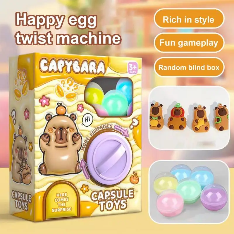 

Vending machine toys interesting capybara dolls reusable character doll game machine for home holiday party children gifts