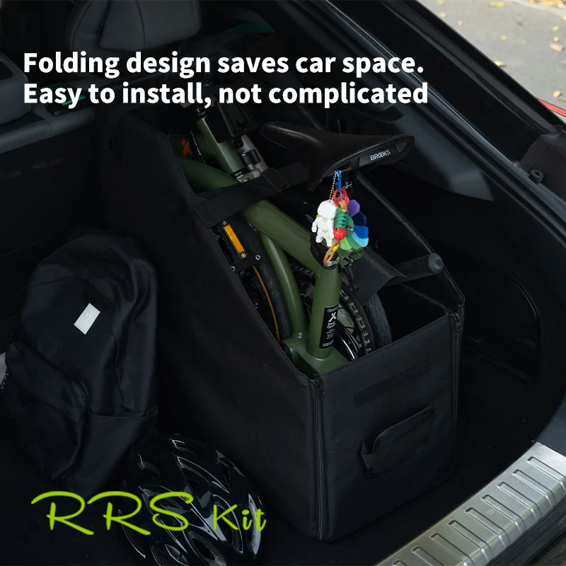 Folding Bicycle Storage Box for Brompton Car Trunk Storage Box Waterproof Car folding storage dustproof box
