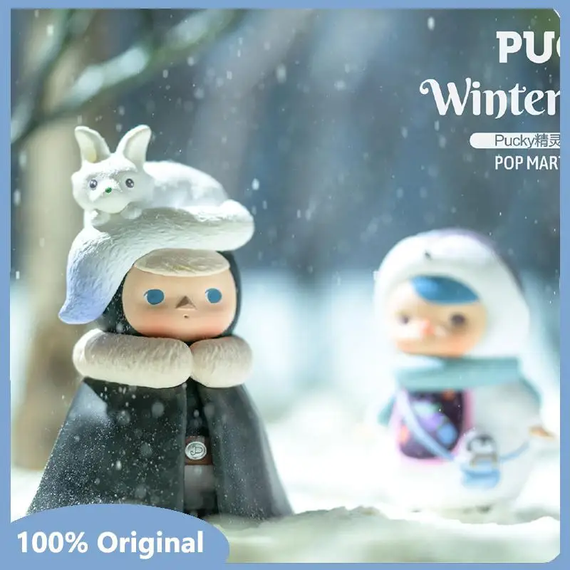 

Original PUCKY Elf Winter Babies Series Blind Random Box Toys Kawaii Anime Action Figure Caixa Caja Mystery Box Doll Girls Gift