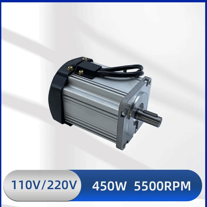 

Brushless Motor 110V/220V High Speed BLDC Motor 0.78N.M 0.45KW 5500RPM Single-Phase Low Noise Hall Adjustable Speed Motor