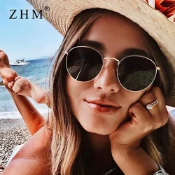 Vintage Round Sunglasses for Men and Women, Luxury Retro Design Ladies Sunglasses UV400 Protection