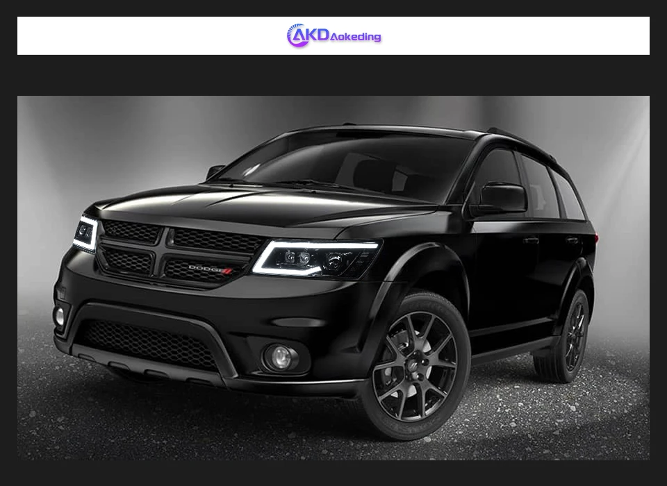 AKD Car Styling for Dodge JCUV Journey 2009-2016 LED Headlight Fiat Freemont LED DRL Hid Angel Eye Bi Xenon Beam Accessories