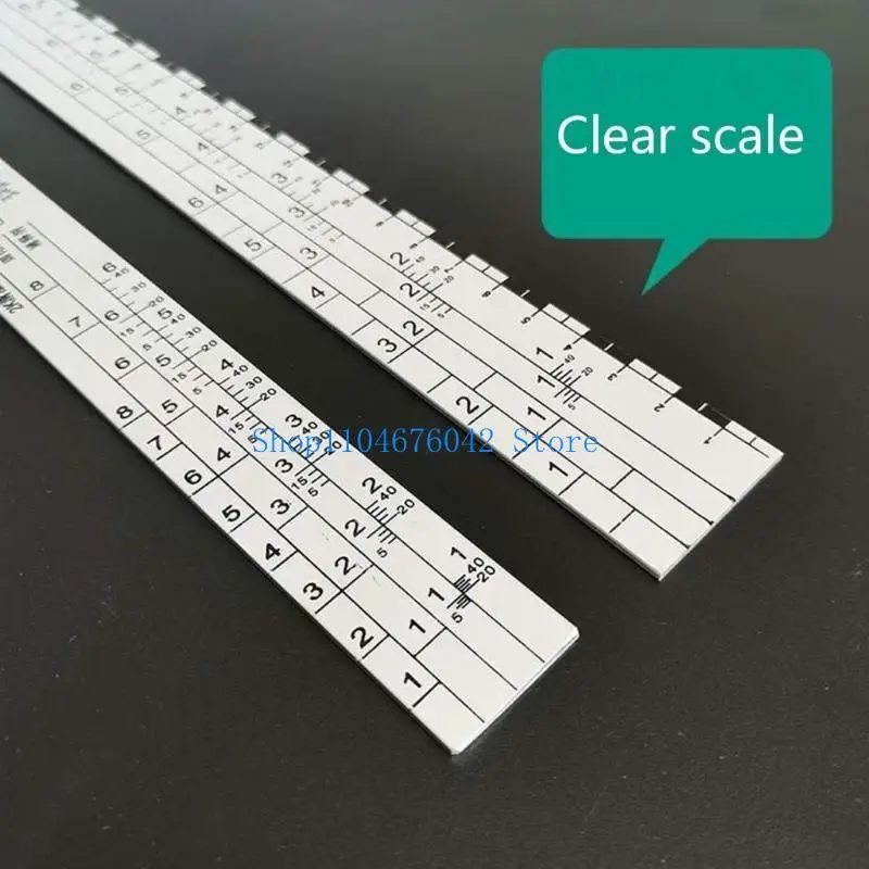 

652F Auto Paint Mixing Gauge Car Paint Ruler Standard Mixing Tool Suitable for Car Paint Ruler Corrosion-resistant