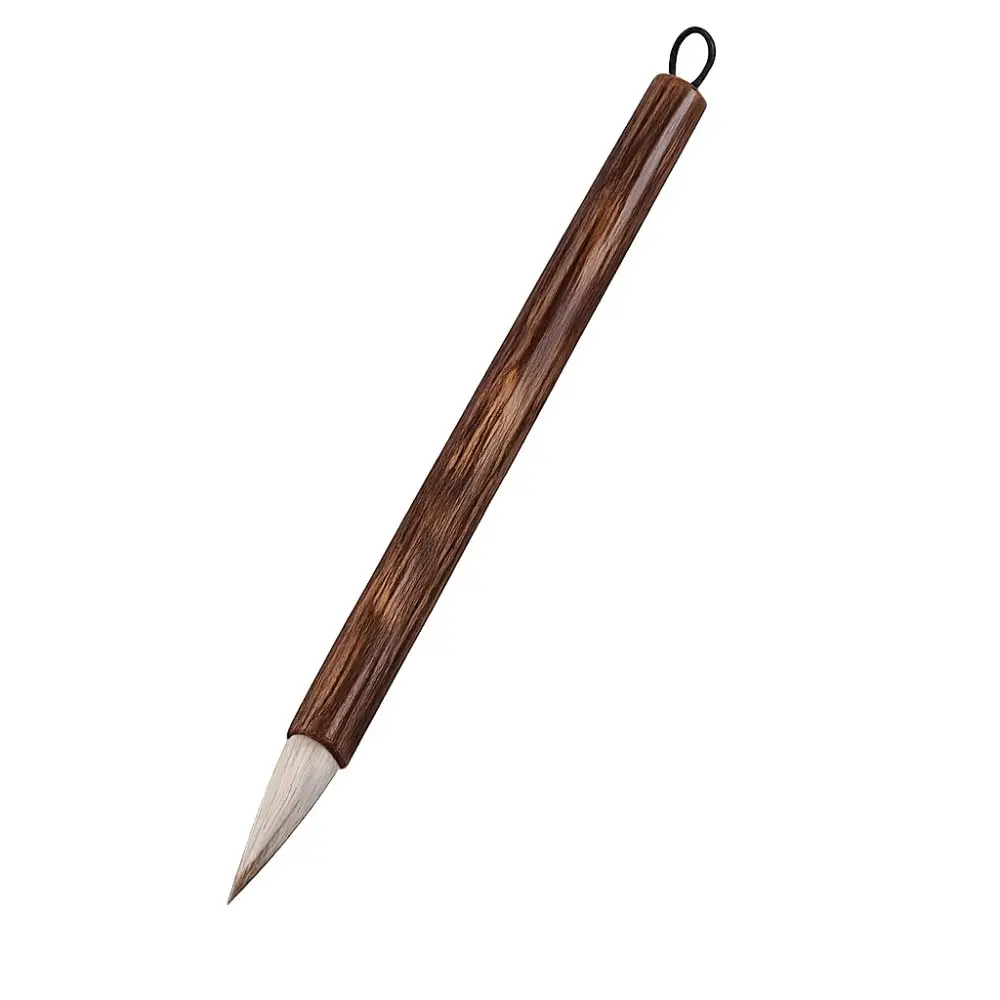 Traditional Mixed Hair Chinese Calligraphy Brush Fine Point Short Peak Chinese Ink Brush Versatile Hair Brush Pen Regular Script