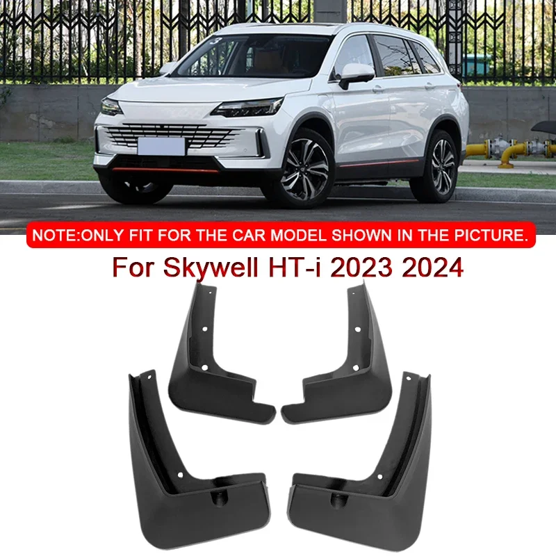 

Fit For Skywell HT-i 2023 2024 Car Styling ABS Car Mud Flaps Splash Guard Mudguards MudFlaps Front Rear Fender Auto Accessories