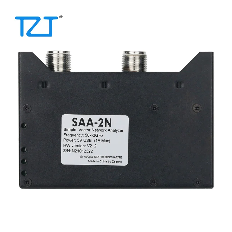 TZT 50KHz-3GHz/900MHz 4/2.8/3.2 In Screen Vector Network Analyzer Meter Antenna Analyzer SAA-2N NanoVNA V2 With Metal Shell