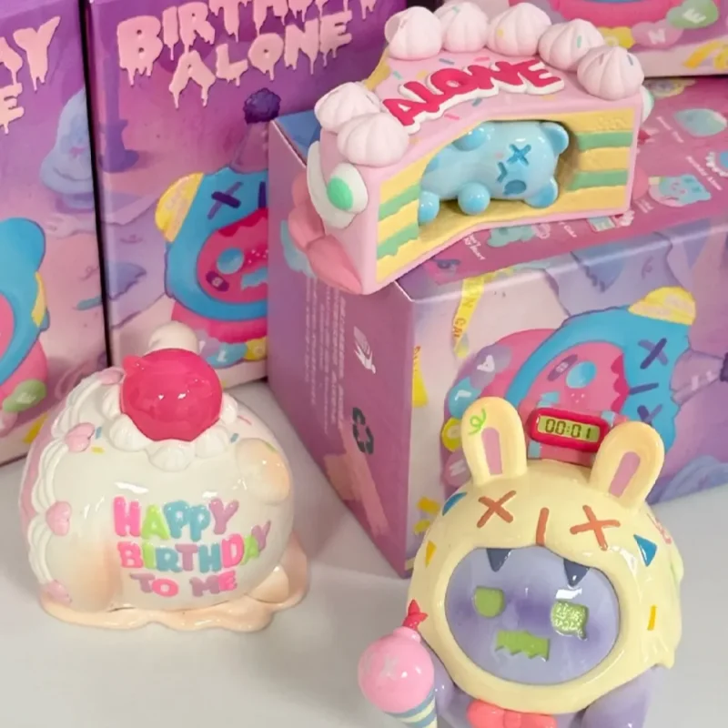 

Finding Unicorn ShinWoo Birthday Alone Series Blind Box Guess Bag Mystery Box Toys Cute Anime Figure Ornament Collection