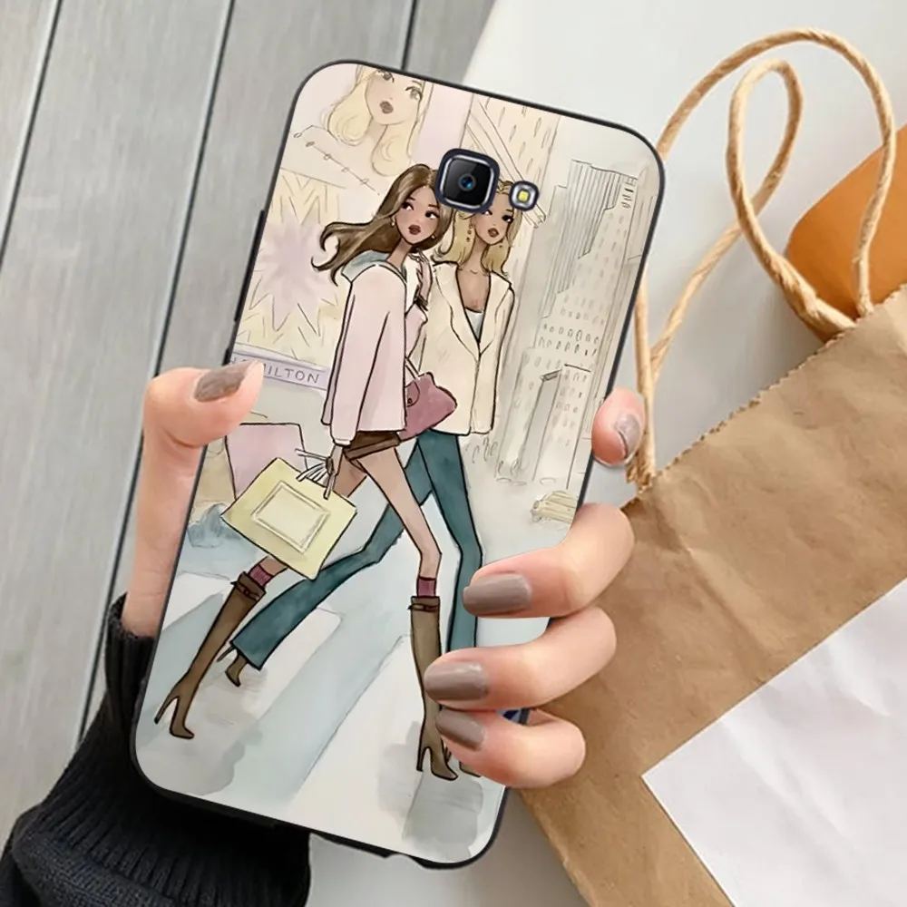 Beautiful American Girl Phone Case For Samsung J 7 Plus 7core J7 Neo J6 Plus Prime J6 J4 J5 Mobile Cover