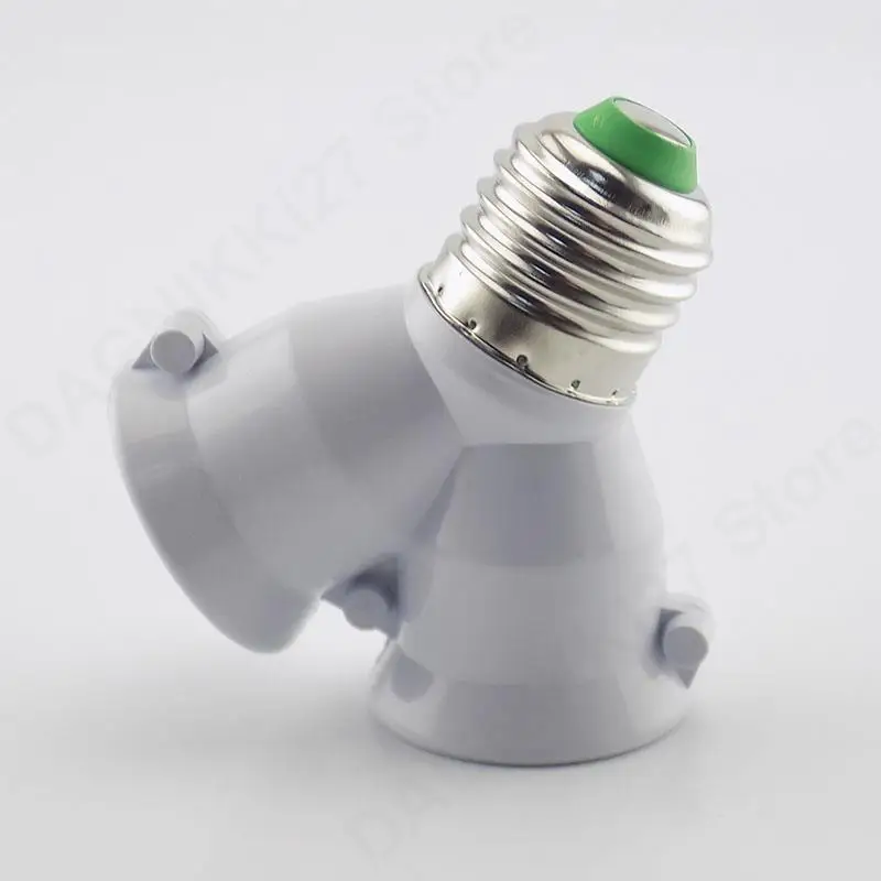 E27 To E27 LED light Lamp bulb Base Socket Screw Extension power Holder Converter Flexible E27-E27 Retardant Adapter V27