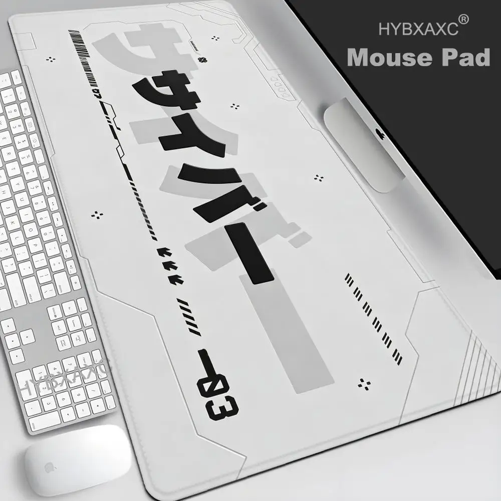 Cyberpunk-Style Futuristic Circuit Pattern High-Resolution Art For Large Gaming Rubber Mouse Pad Desk Mat Big Table Pad HYBXAXC