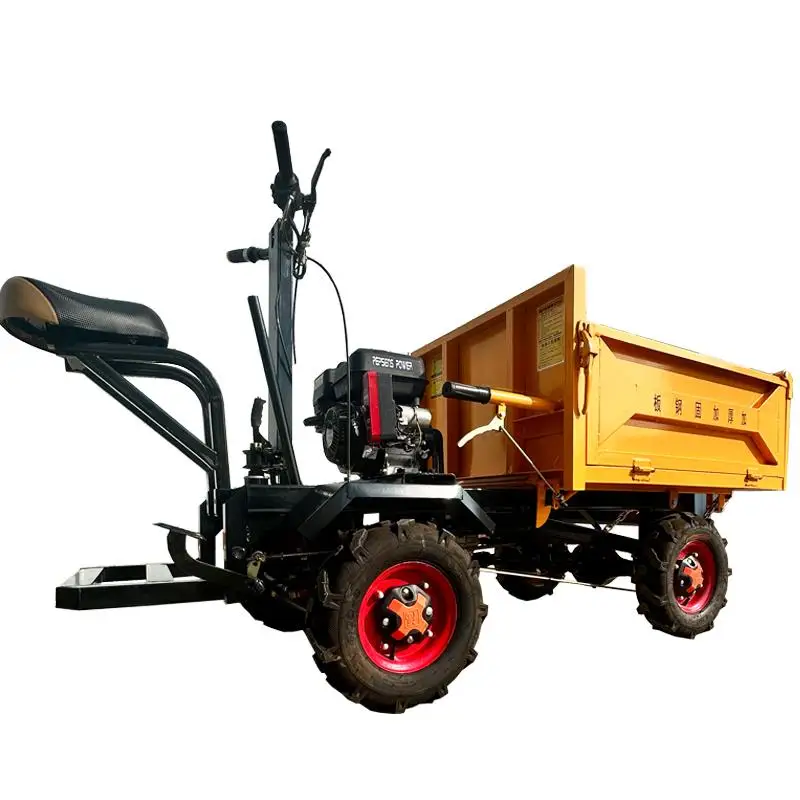 

Four-wheeled agricultural gasoline ash bucket truck Three-wheeled diesel trolley Construction site truck Orchard dump truck