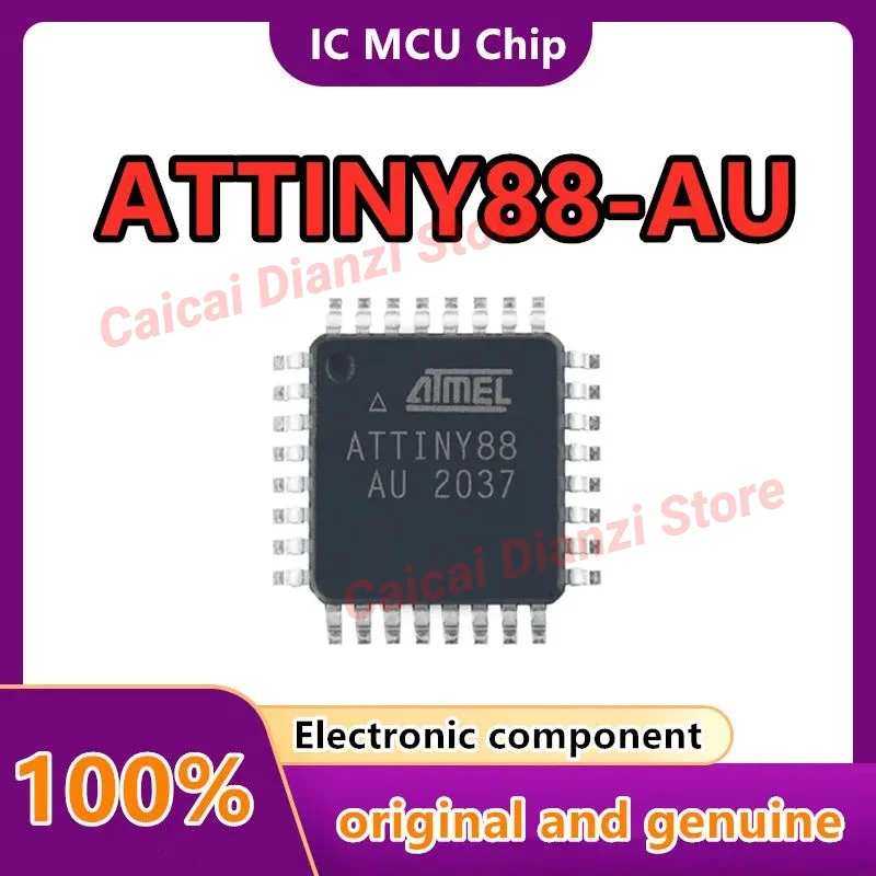 

10PCS/LOT ATTINY88-AU AT ATTI ATTINY ATTINY88 100% Brand New Original IC TQFP-32