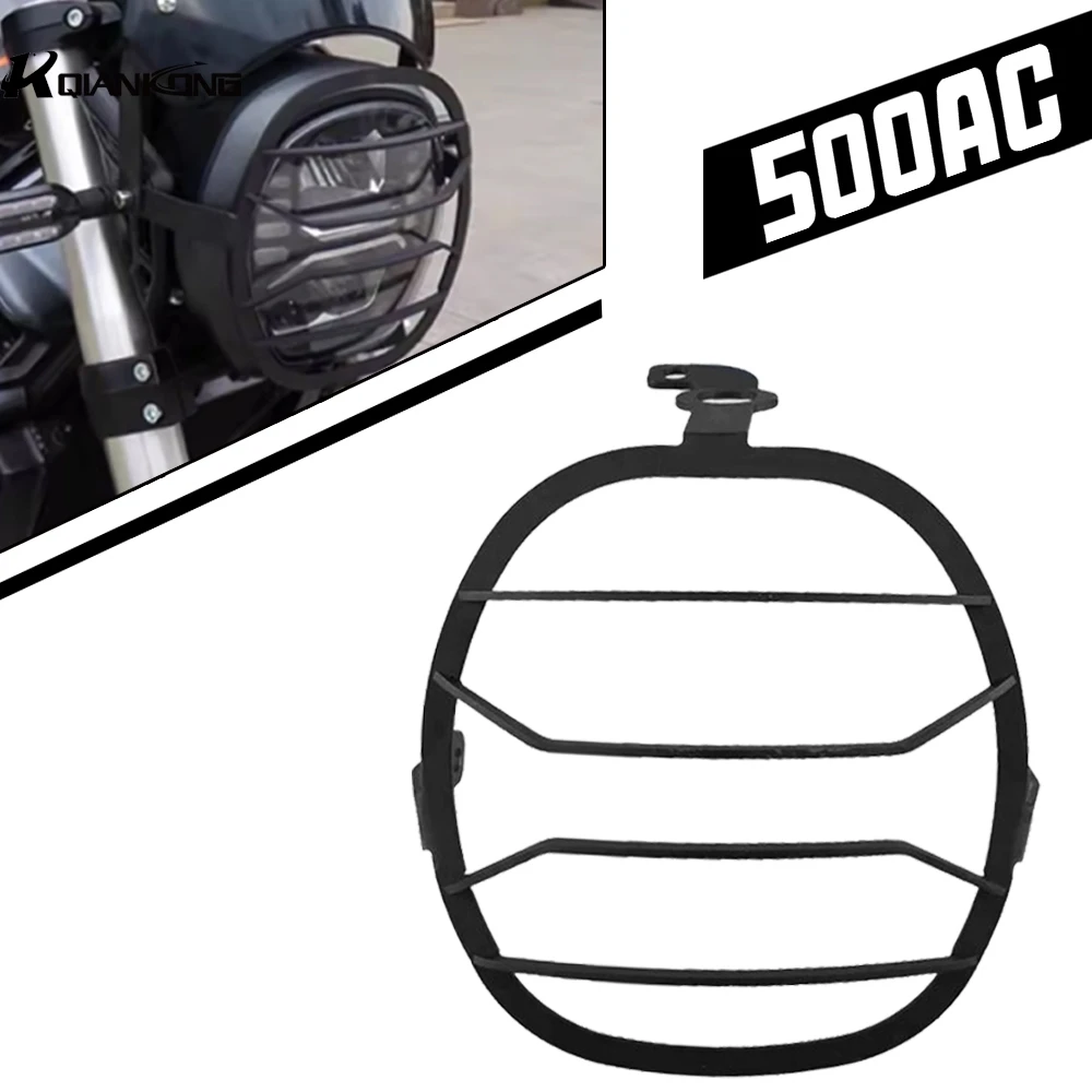 

Motorcycle CNC Aluminum Headlight Grill Guard Protection Cover Protector FOR VOGE 500AC 2022-2023-2024-2025-2026 Accessories