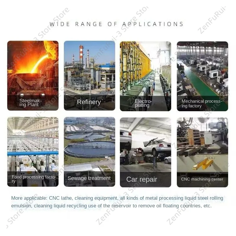 NC‑40/R Belt Type Oil‑Water Separator Oil Skimmer 220V For Machine Tool Slick Oil Recovery Filter Processing Equipment