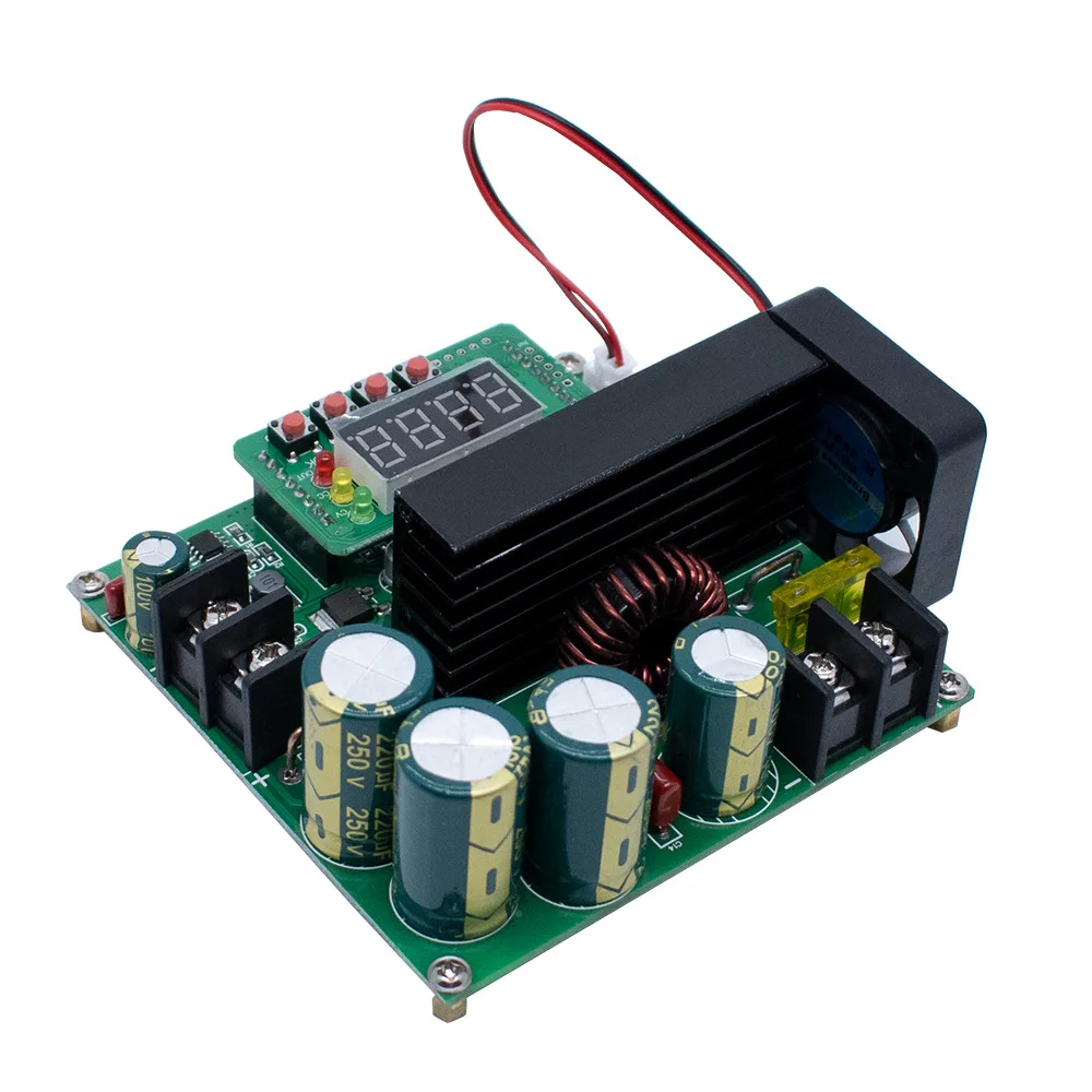 B900W CNC DC Adjustable Step-Up Power Supply Module, Voltage & Current Meter, 120V 15A Charger