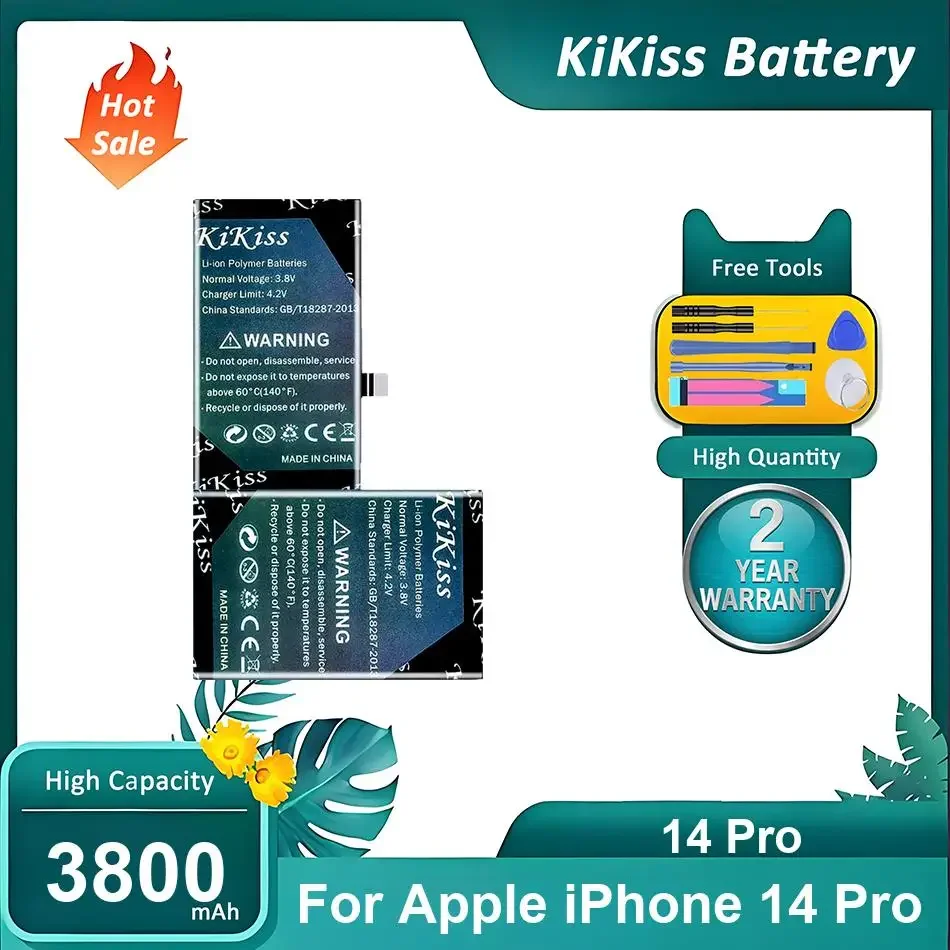 

New Upgraded Mobile Phone Battery For Apple iPhone 14 Pro,14 Pro,3800mAh