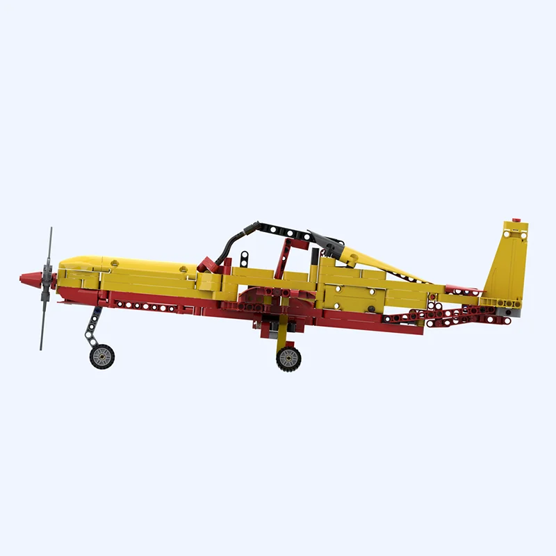 Moc Bausteine Piper PA-32 Technologie Modulare Ziegel Modell Geschenke Weihnachten Spielzeug DIY Sets Montage