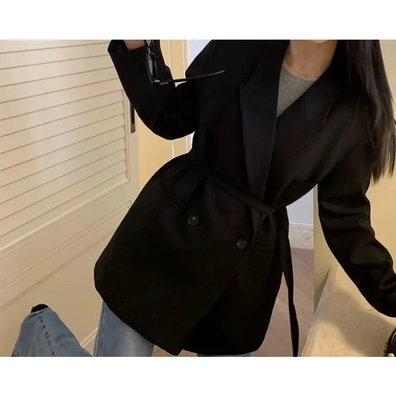 Blazer Women's Loose Straps Casual Top