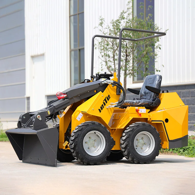 Mini minipala compatta personalizzata adatta per ruote urbane Piccola minipala a 4 ruote motrici per la costruzione di giardini agricoli