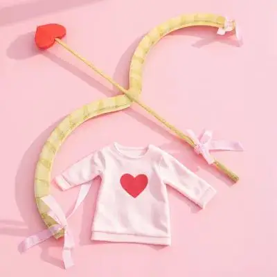 

Cupid Bow Props Golden Cosplay Accessories Foams Cupid Arrow for Valentine Party Photo Shootings Foam Wing Set