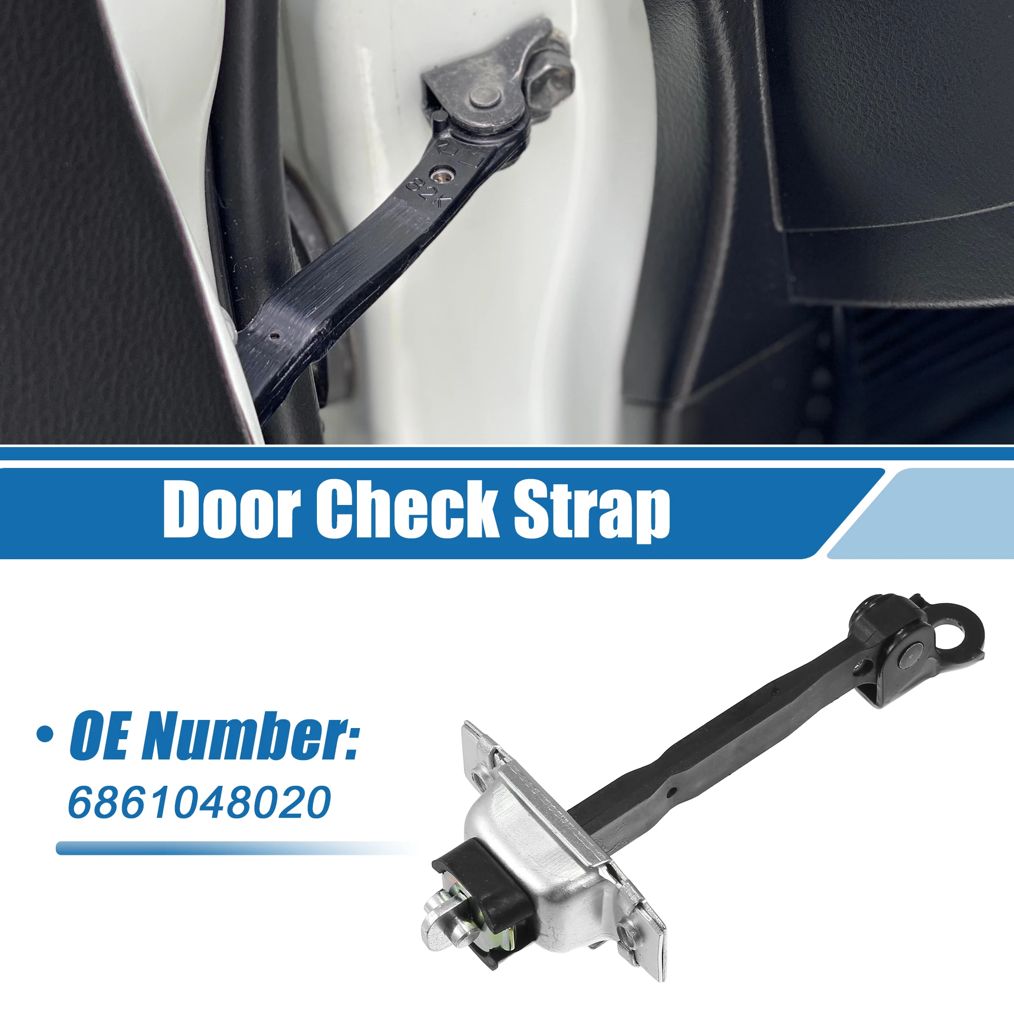 UXCELL Front Right Door Check Stop Strap for Toyota Highlander 2001-2007 No.6861048020