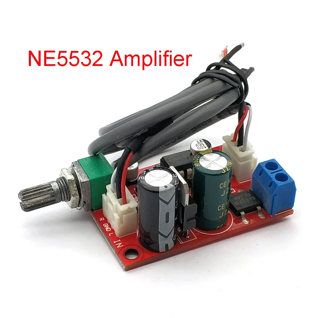 NE5532 Audio OP AMP Bobina mobile Microfono Preamplificatori Pre-Amplificatore Pre-amp Testa Magnetica Phono Amplificatore Bordo DC9-24V AC8-16V