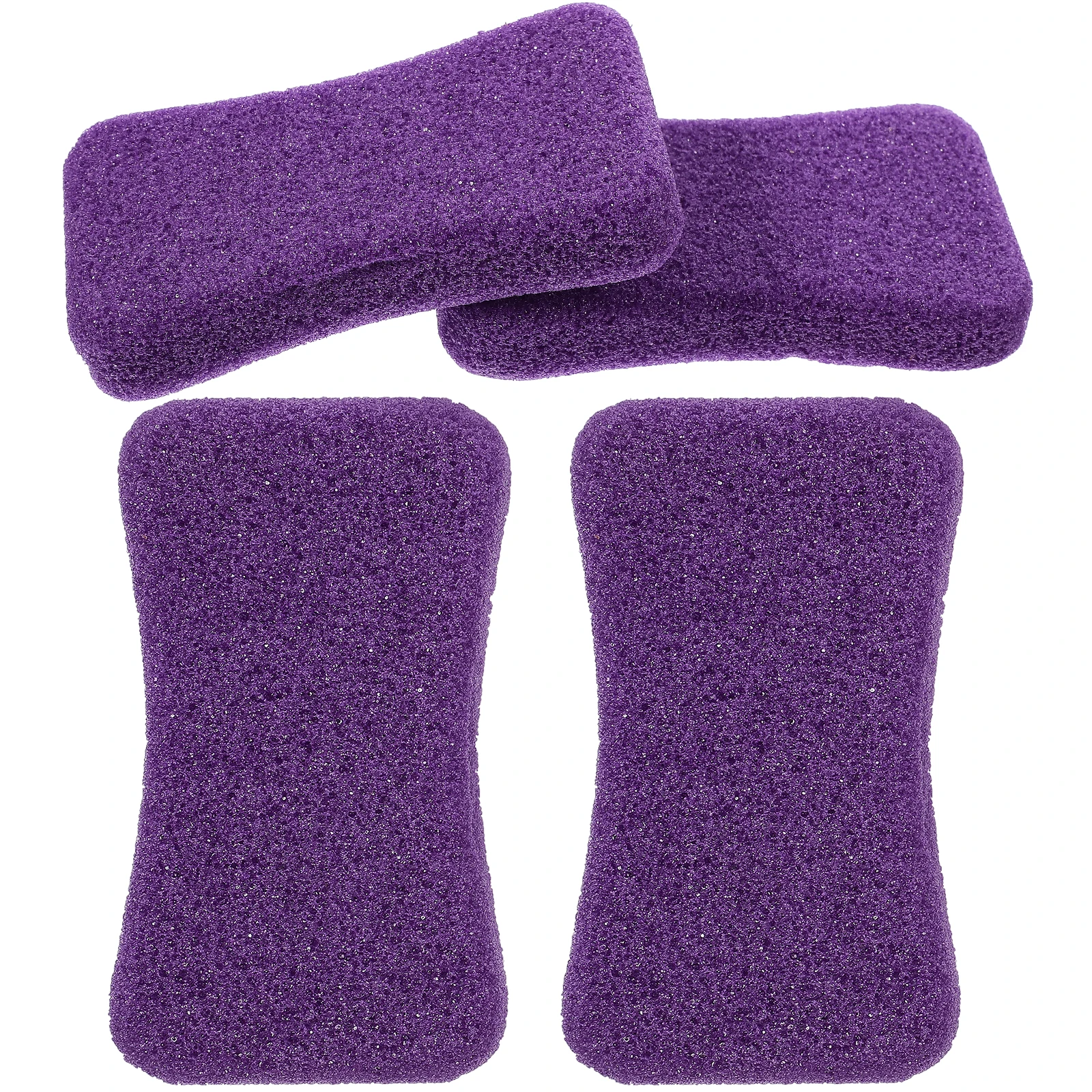 

4pcs Foot File Callus Remover Ergonomic Handheld Pedicure Tool Rough Feet Dead Skin Pumice Stone Reusable Washable Nail File