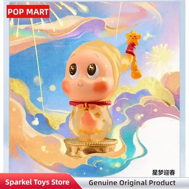 Genuine POPMART The Golden Gallop Series Blind Box Kawaii Skullpanda Dimoo Doll Anime Figure Mystery Box Ornament Toys Gifts view 5