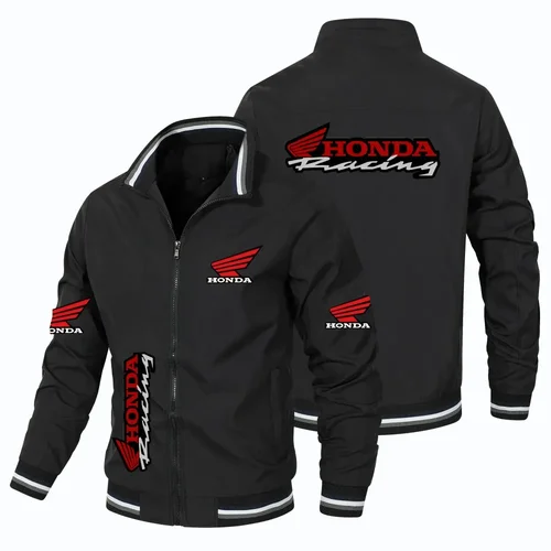 EsHonda motocicleta Gold Wing GL1800 chaqueta estampada equipo de carreras de motocicletas chaqueta Bomber cortavientos de gran tamaño Honda hombres