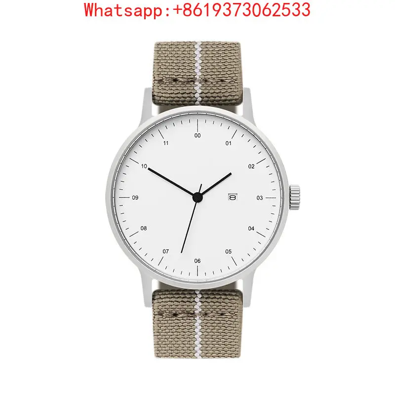 

Customized New Bishuwan B30 Minimalist Design Silent Elastic Nylon with Men's and Women's Calendar Gift Watch