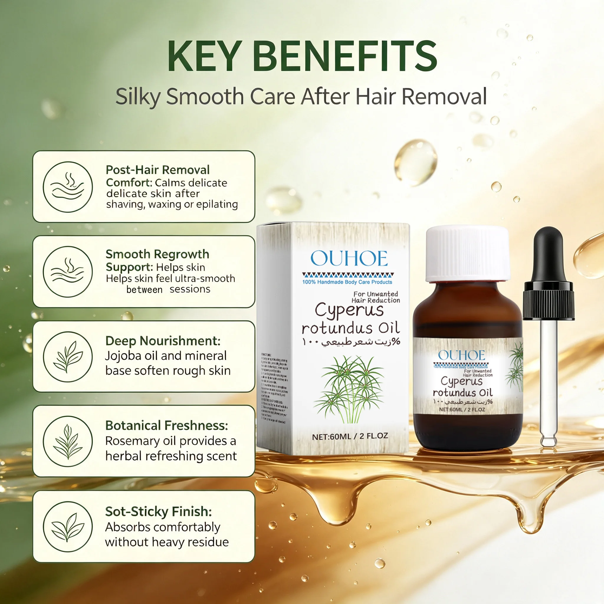 Pure Cyperus Rotundus Oil Post - Hair Care Hair Serum ulasan dan harga