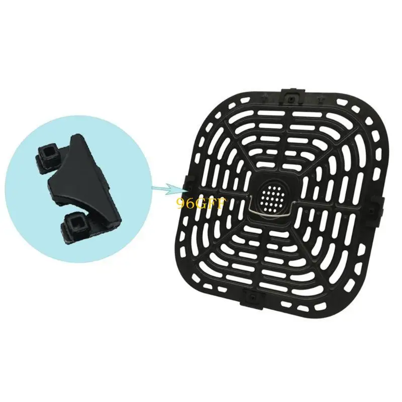 96GF Multifunctional Air Fryer Grilling Plate Air Fryer Cooking Tray Air Fryer Baking Pans Air Fryer Accessory for Air Fryer