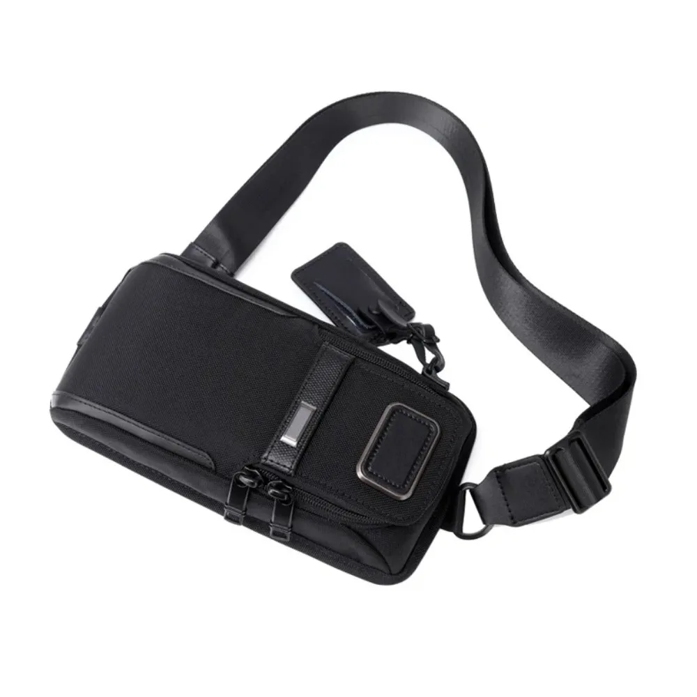 กระเป๋าคาดอกไนลอนบอลลิสต์แบบใหม่สำหรับผู้ชาย แฟชั่นฤดูใบไม้ผลิและฤดูร้อน กระเป๋าสะพายข้างเดี่ยว กระเป๋าครอสบอดี้พกพาสะดวก