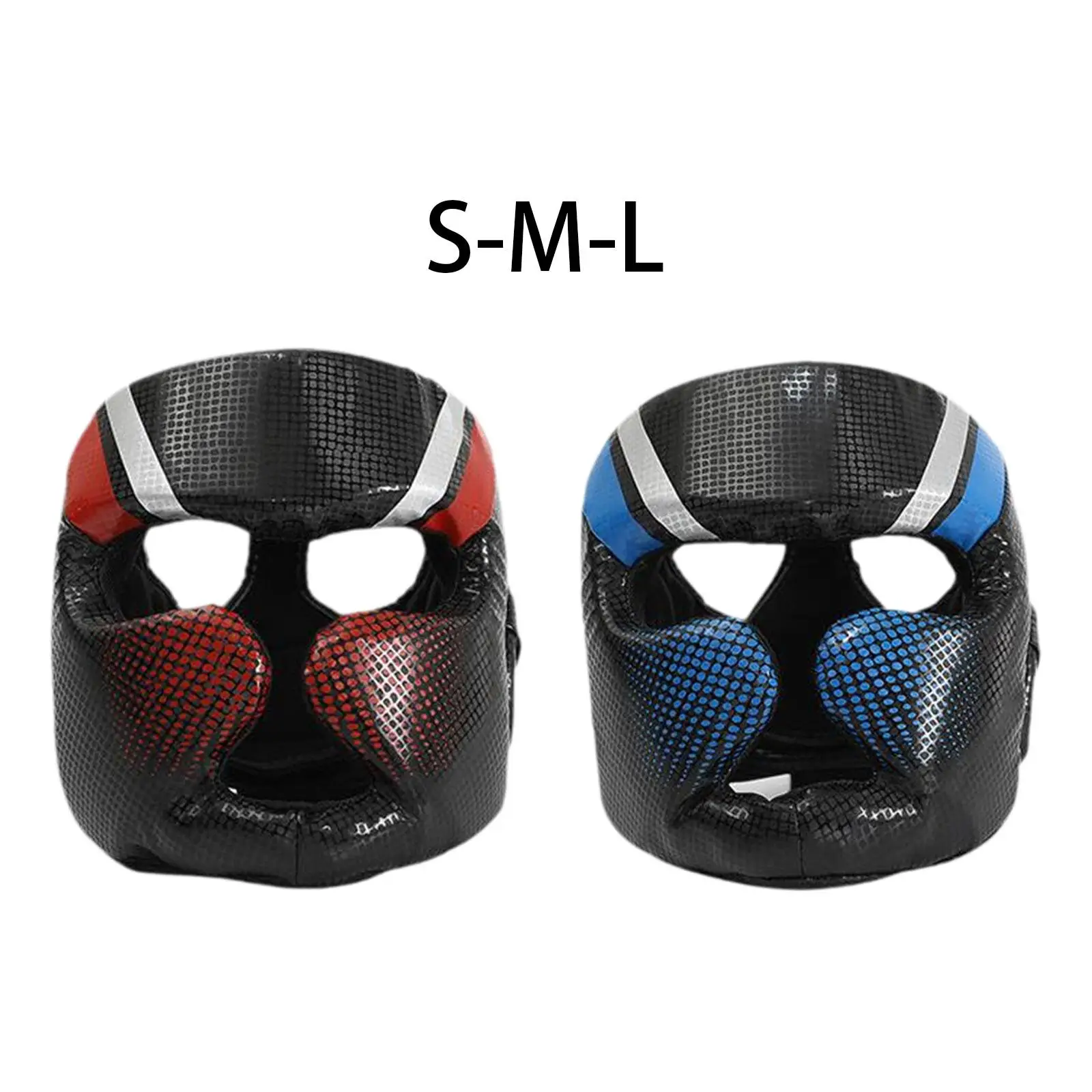 Boxing Headgear Adjustable Ventilated Full Protection Forehead and Ear Protection Mma Karate Muay Thai Kickboxing Sparring