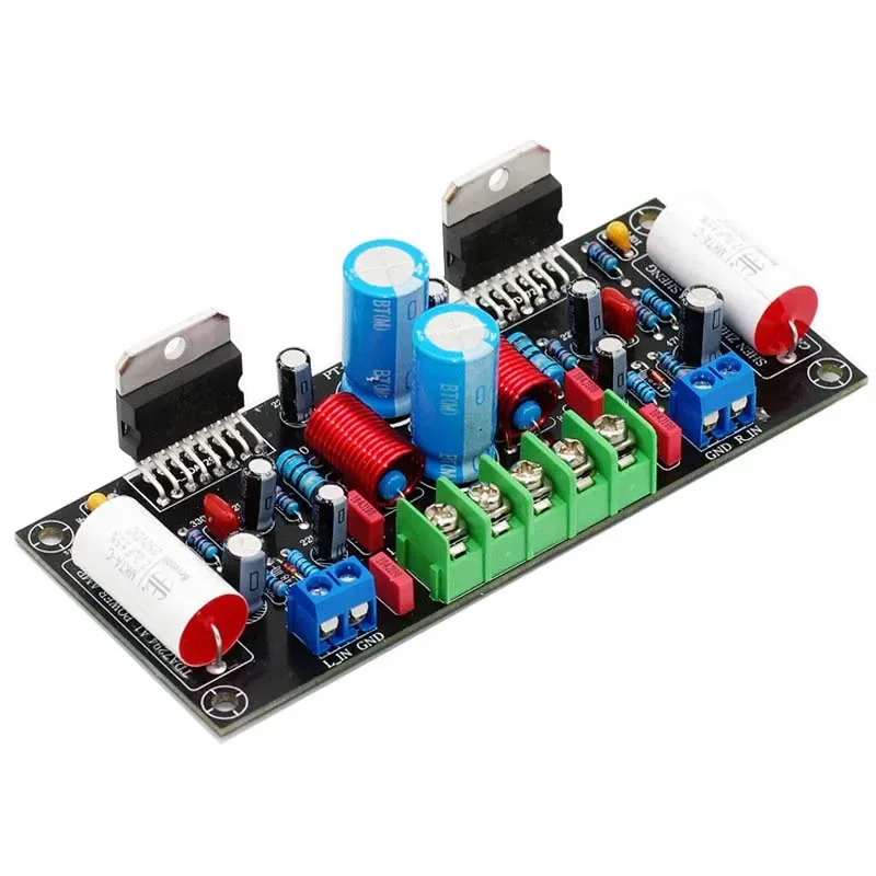 DLHiFi TDA7294 X2 100W+100W Dual Channel HIFI Audio Power Amplifier PCB DIY Kit Finished Board