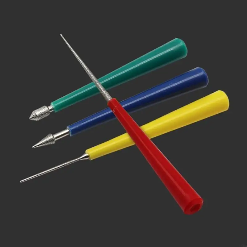 

Diamond Tipped Bead Reamer, Beads Opener Craft Reamer Hand Drill Tools Set