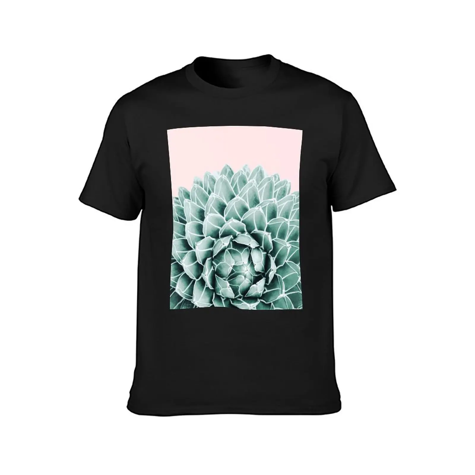 Succulent splendour - blush T-Shirt cute clothes customizeds fruit of the loom mens t shirts