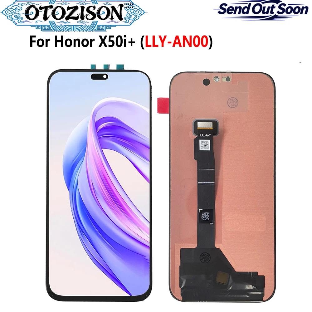 For Honor X50i+ LCD Display Screen For Honor X50i+ LLY-AN00 LCD Display Screen Touch Panel Digitizer With Frame Assembly
