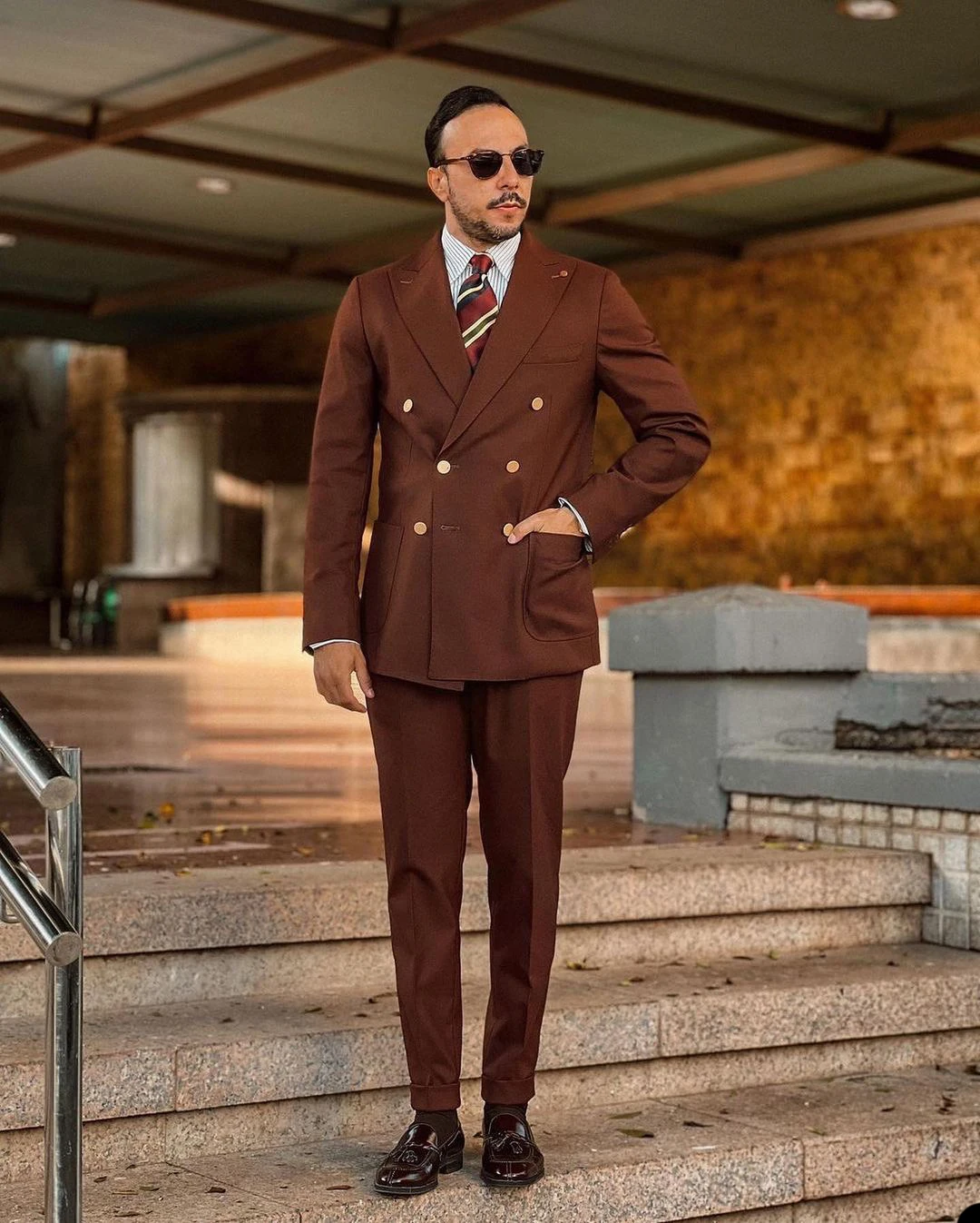 Gentleman abiti da uomo con doppio petto due pezzi giacca pantaloni pantaloni su misura matrimonio formale Occasiom