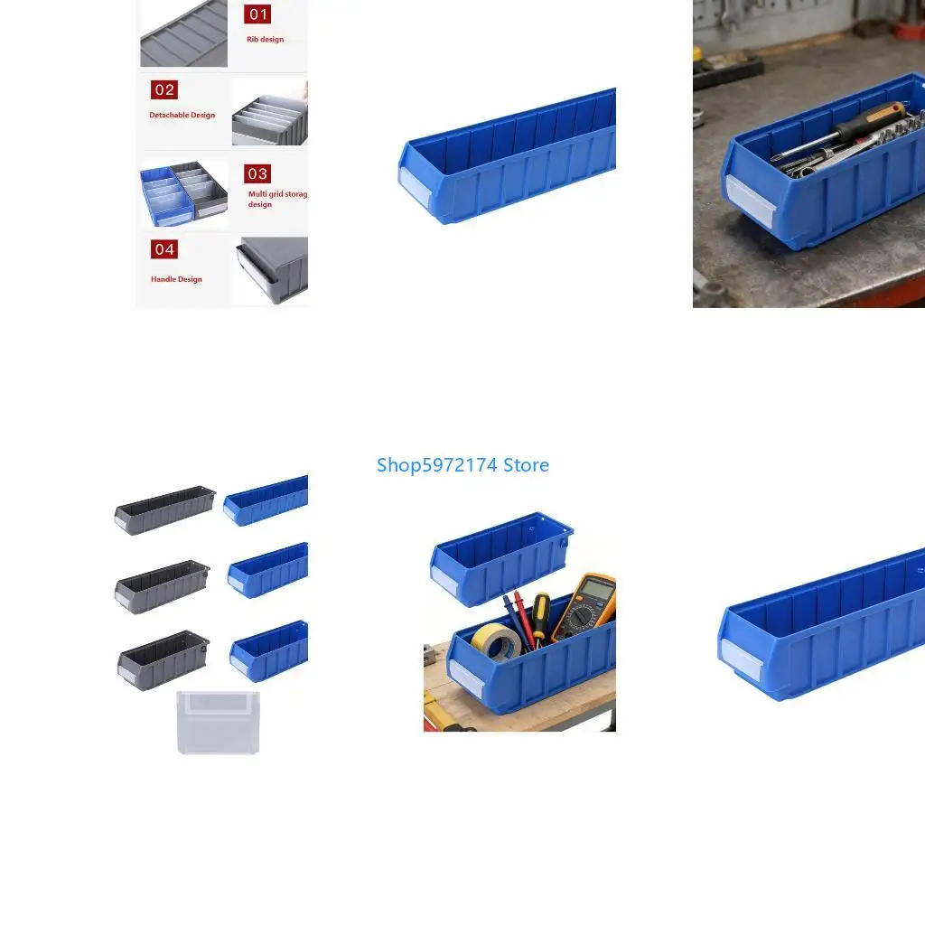 Y3NB Clear Top Plastic Box With Removable Dividers For Organizing Components