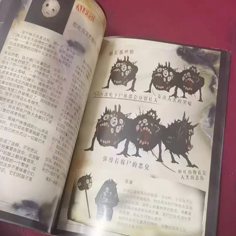 Książka z grafikami Lobotomy Corporation, Kolekcja ilustracji Moon Project, Książka z motywami Lobotomy Corp, Gadżety i grafika z gier, Grafika i motywy.