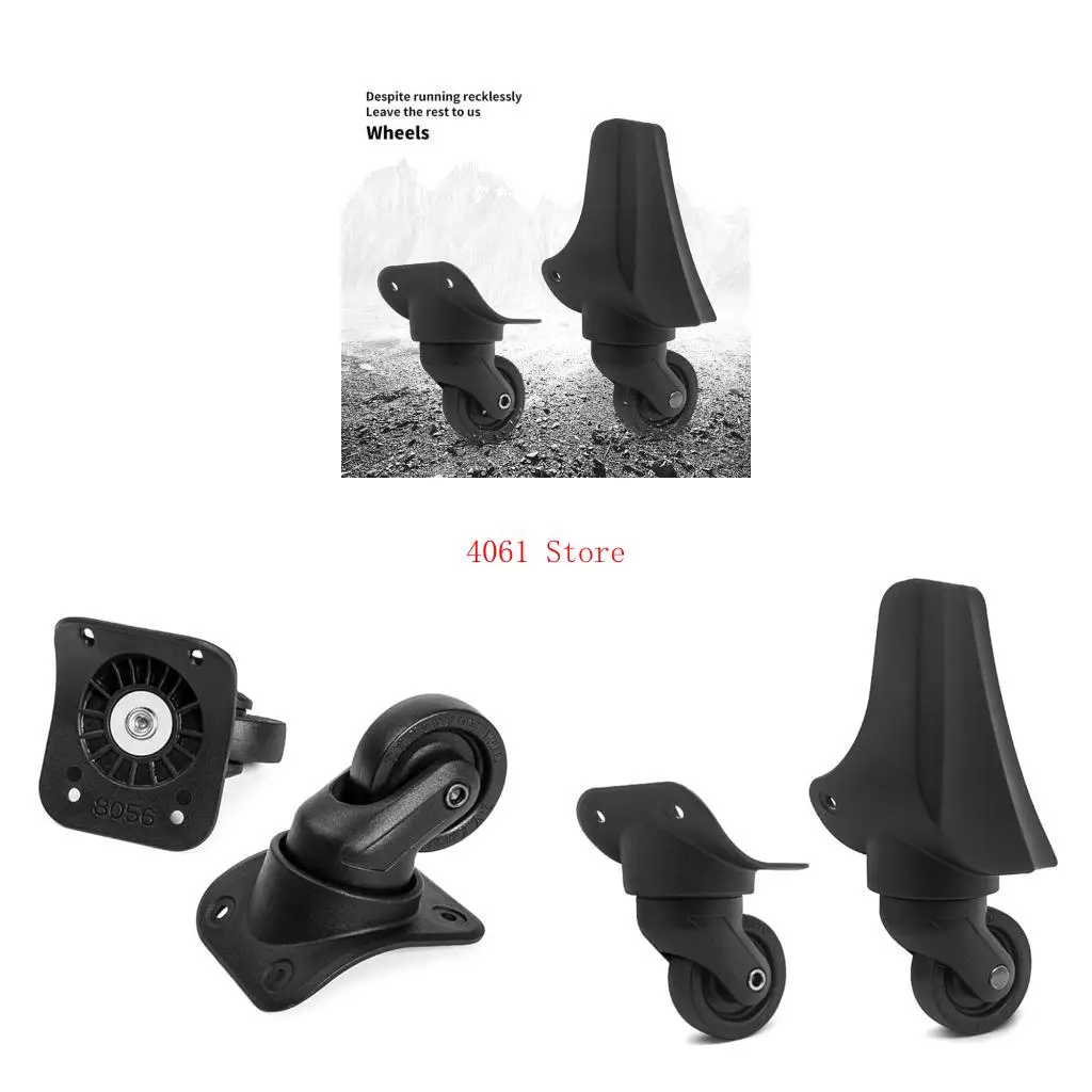 

4pcs Universal Suitcase Completsive 360 градусов вращающихся дизайнерских запасных частей для плавных приключений для