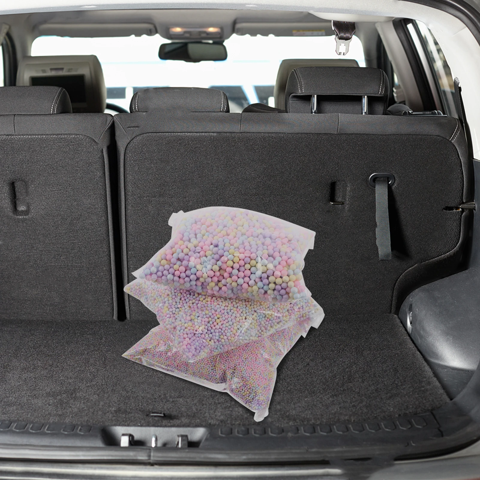 

3pcs 3 Bags Mini Round Foam Balls Diy Crafts Decorations Car Trunk Accessories Shockproof Nonslip Lightweight Vibrant Colors